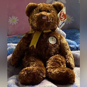 Vintage 2002 FIFA World Cup Ty Beanie Bear GREAT CONDITION
